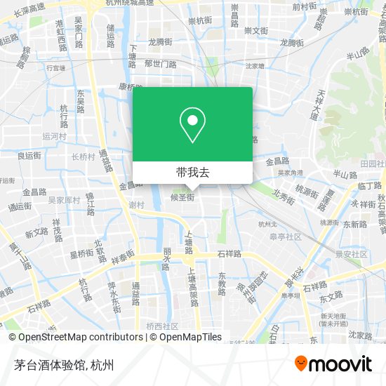 茅台酒体验馆地图