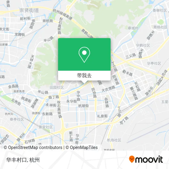 华丰村口地图