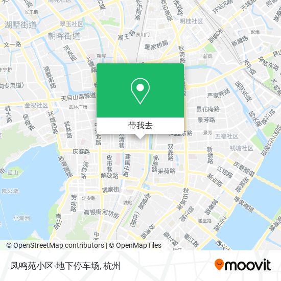 凤鸣苑小区-地下停车场地图