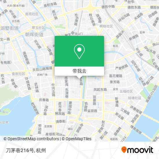 刀茅巷216号地图