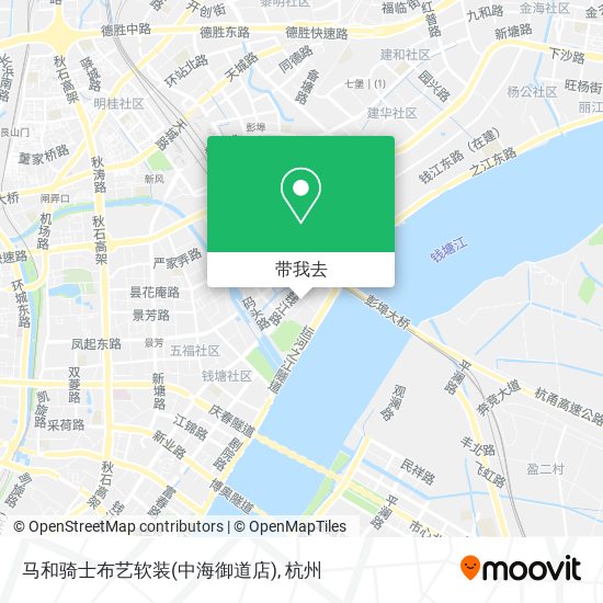 马和骑士布艺软装(中海御道店)地图
