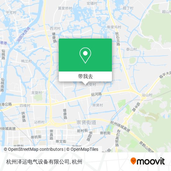 杭州泽运电气设备有限公司地图