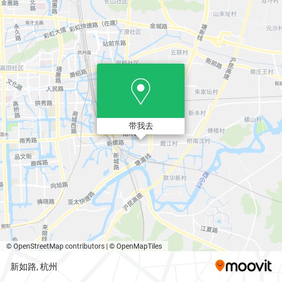 新如路地图