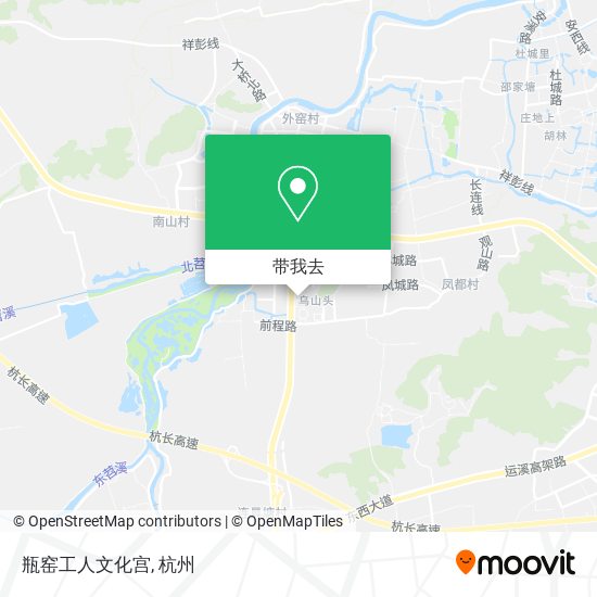 瓶窑工人文化宫地图