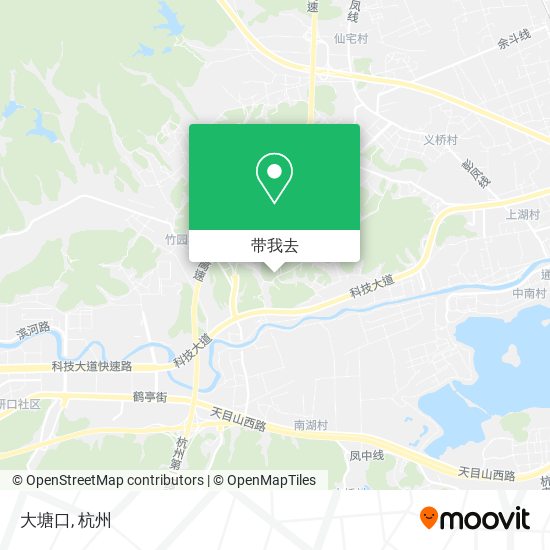 大塘口地图