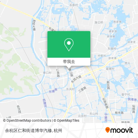 余杭区仁和街道博华汽修地图