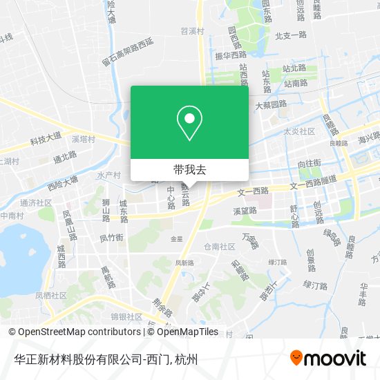 华正新材料股份有限公司-西门地图