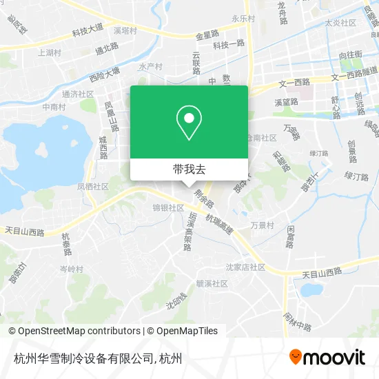 杭州华雪制冷设备有限公司地图