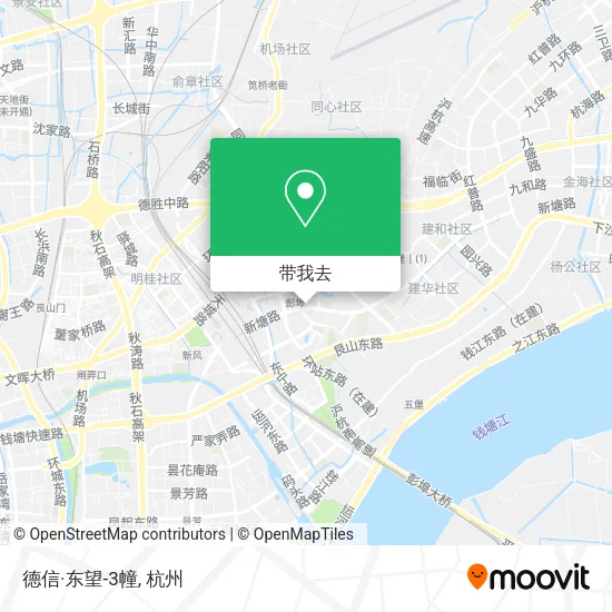 德信·东望-3幢地图
