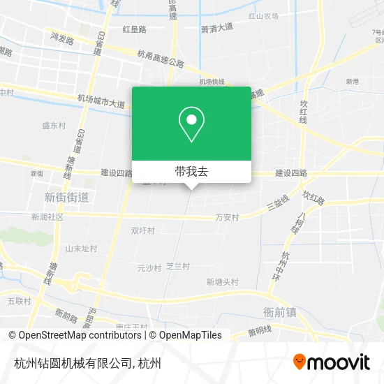 杭州钻圆机械有限公司地图
