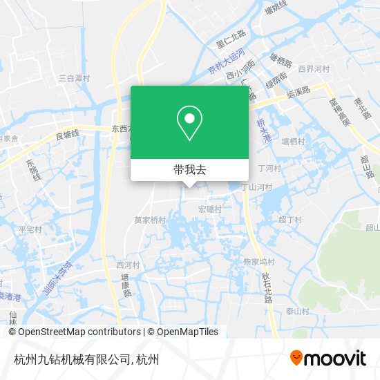 杭州九钻机械有限公司地图
