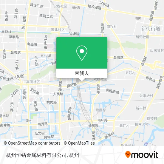杭州恒钻金属材料有限公司地图