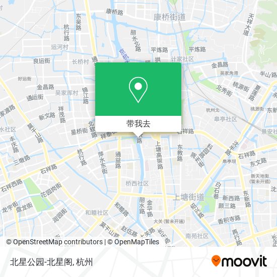 北星公园-北星阁地图
