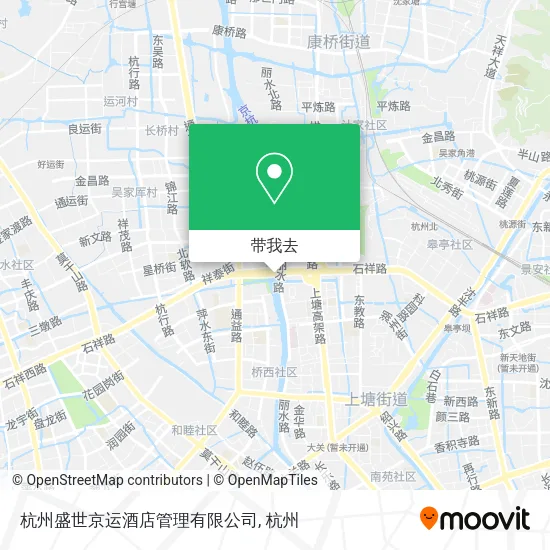 杭州盛世京运酒店管理有限公司地图