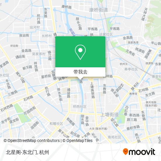 北星阁-东北门地图