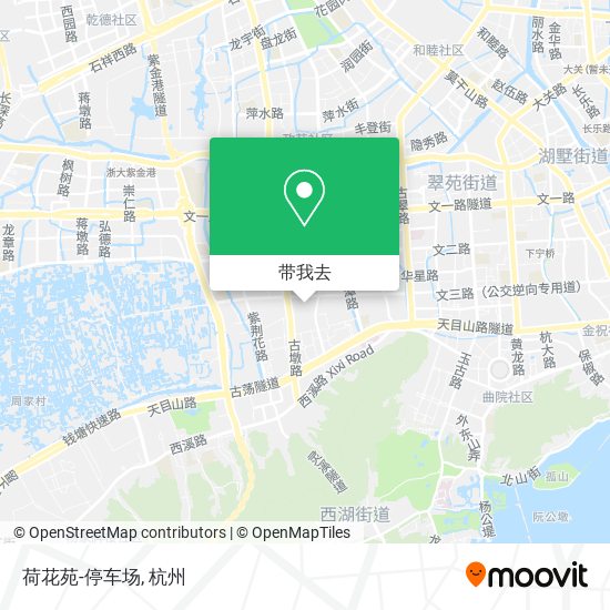 荷花苑-停车场地图