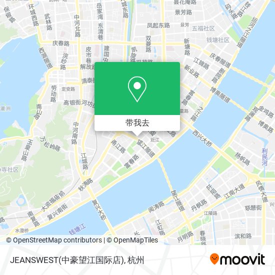 JEANSWEST(中豪望江国际店)地图