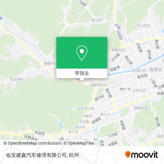 临安建鑫汽车修理有限公司地图