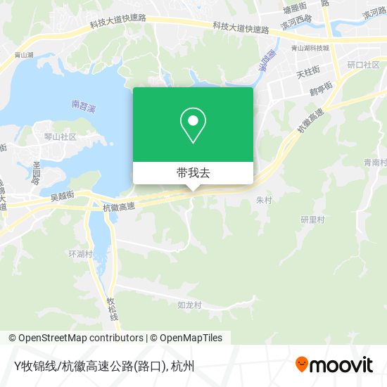 Y牧锦线/杭徽高速公路(路口)地图