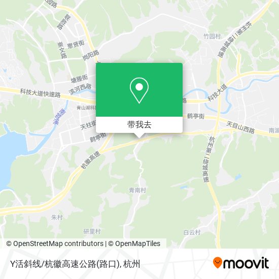 Y活斜线/杭徽高速公路(路口)地图