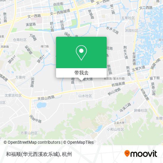 和福顺(华元西溪欢乐城)地图