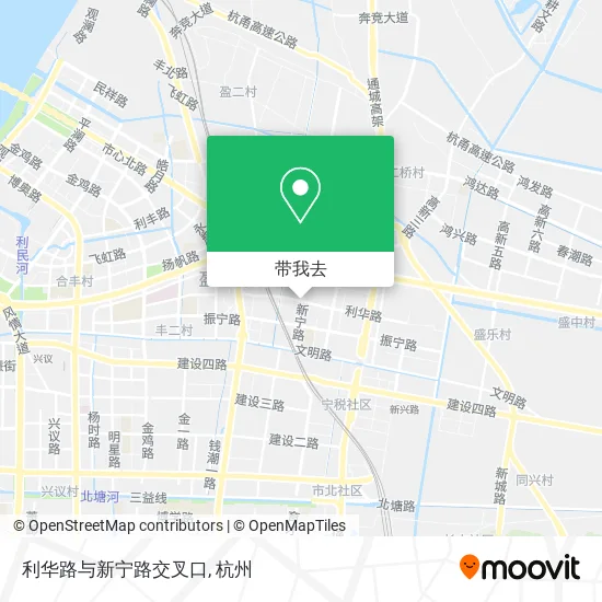 利华路与新宁路交叉口地图