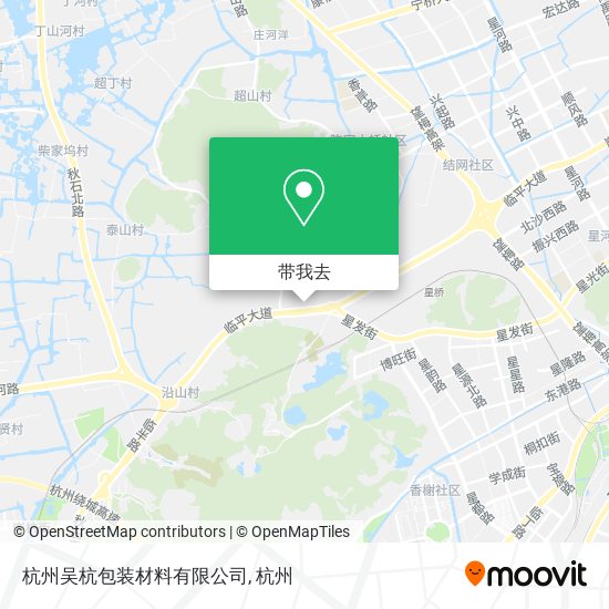 杭州吴杭包装材料有限公司地图