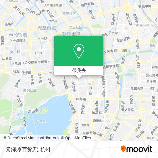 元(银泰百货店)地图