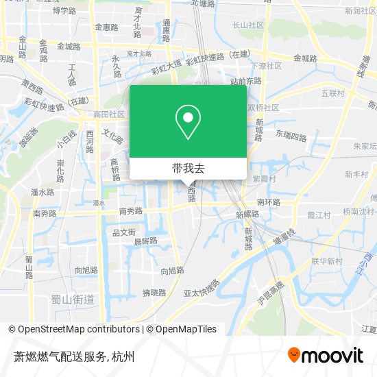 萧燃燃气配送服务地图