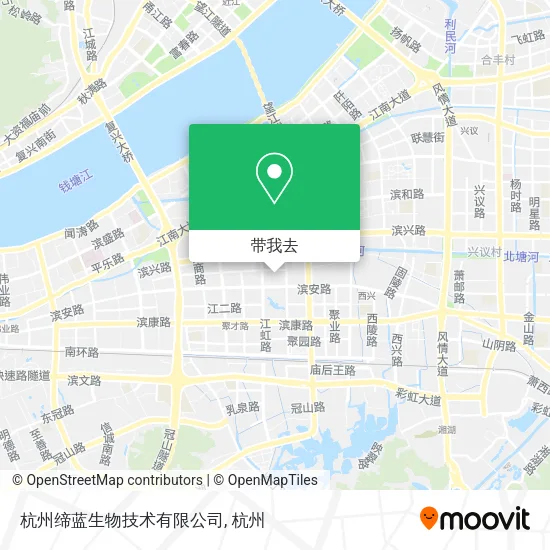 杭州缔蓝生物技术有限公司地图