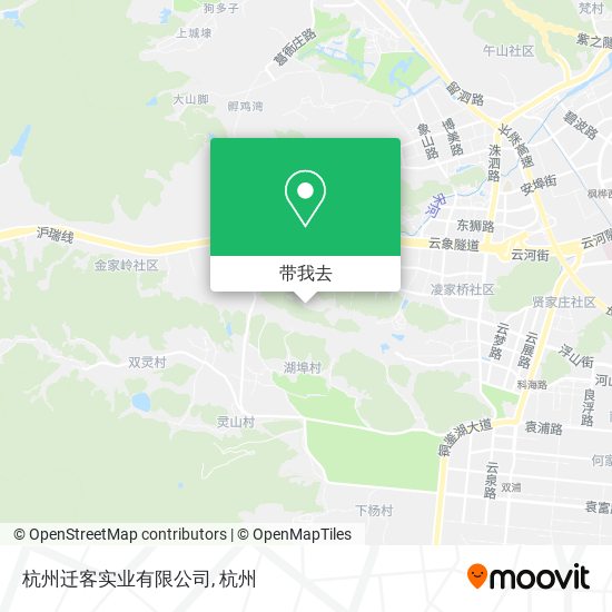 杭州迁客实业有限公司地图