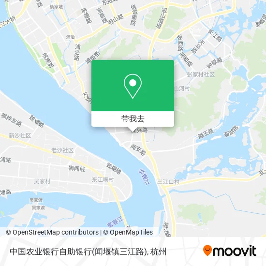 中国农业银行自助银行(闻堰镇三江路)地图