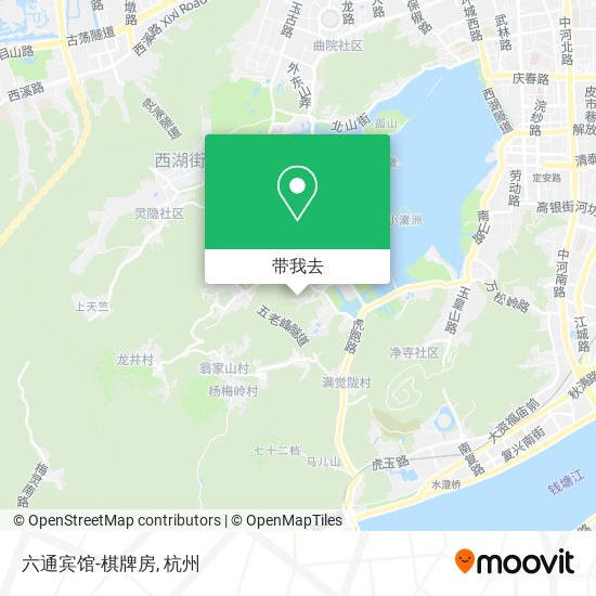 六通宾馆-棋牌房地图