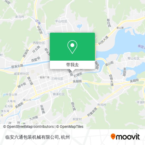 临安六通包装机械有限公司地图
