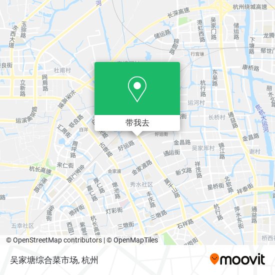 吴家塘综合菜市场地图