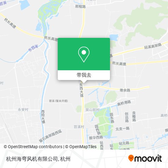 杭州海弯风机有限公司地图