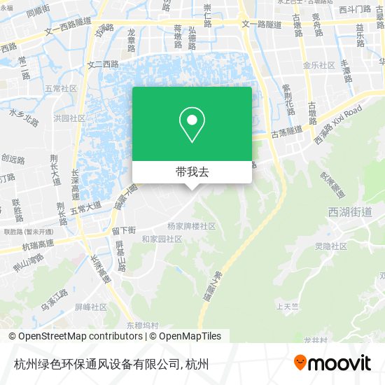 杭州绿色环保通风设备有限公司地图