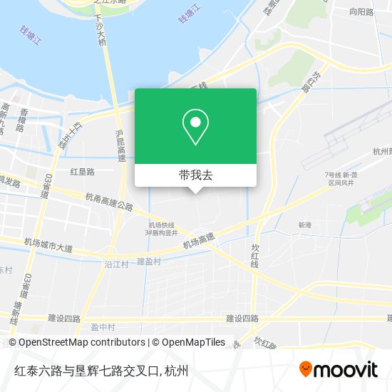 红泰六路与垦辉七路交叉口地图