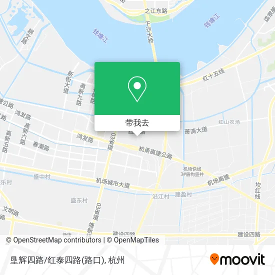 垦辉四路/红泰四路(路口)地图