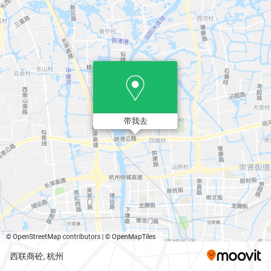 西联商砼地图