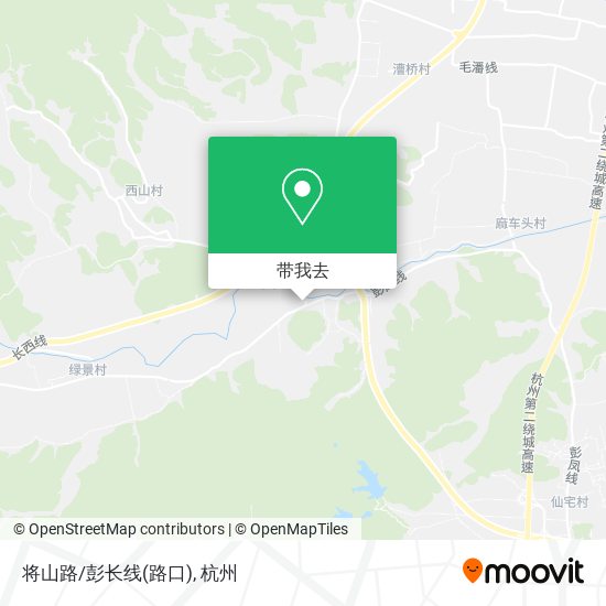 将山路/彭长线(路口)地图