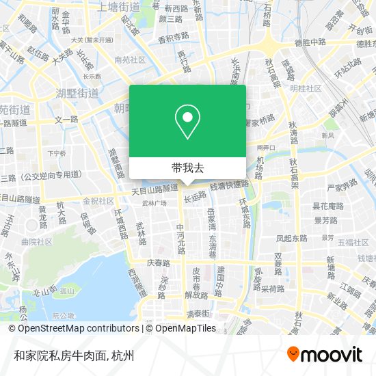 和家院私房牛肉面地图