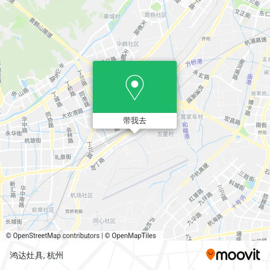 鸿达灶具地图