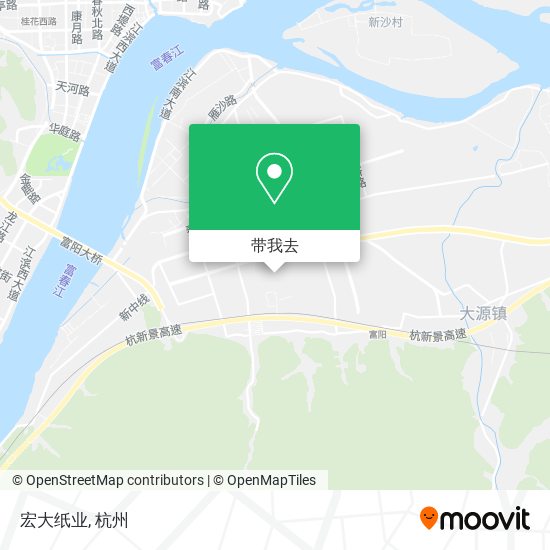 宏大纸业地图