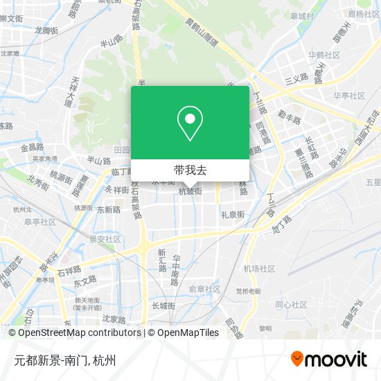 元都新景-南门地图
