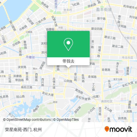 荣星南苑-西门地图
