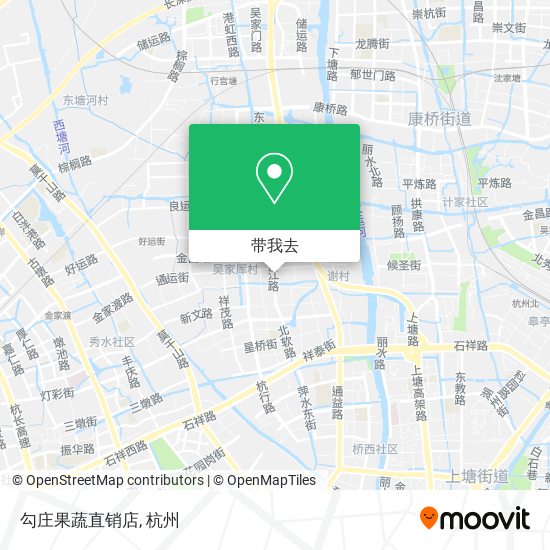 勾庄果蔬直销店地图