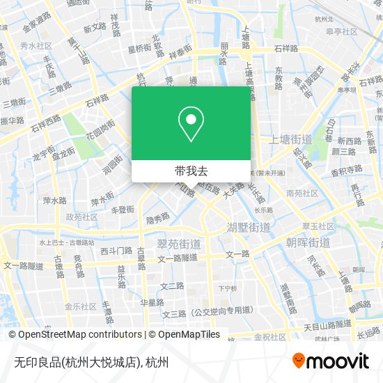 无印良品(杭州大悦城店)地图