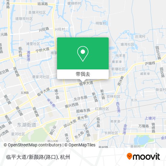 临平大道/新颜路(路口)地图