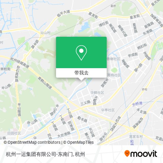 杭州一运集团有限公司-东南门地图